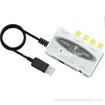 Uca222 USB-Audio Interface High Quality Computer Sound Cards